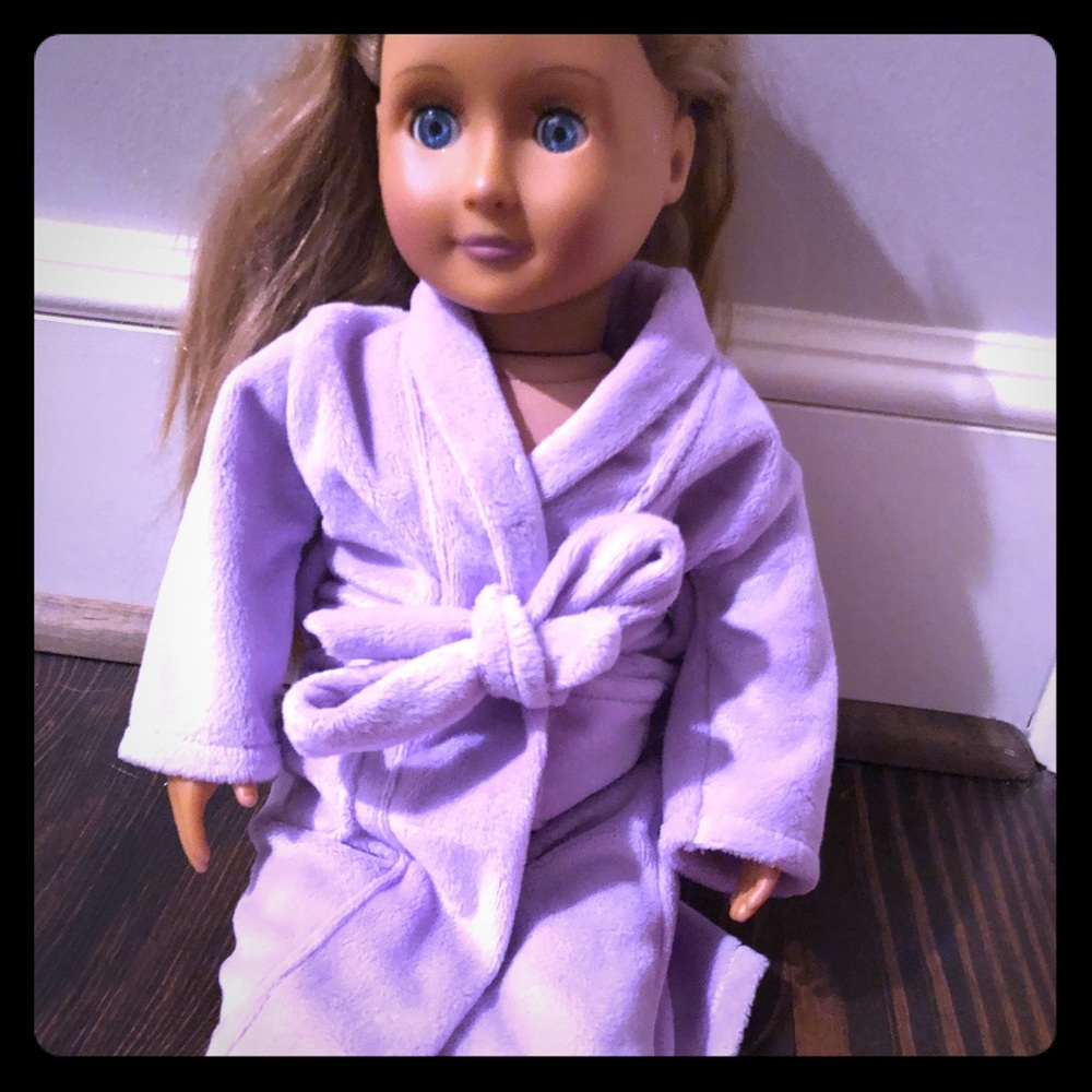 American girl doll robe